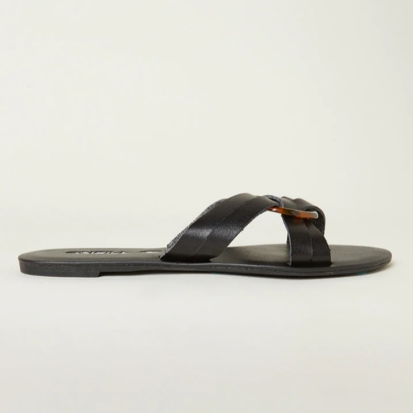 O'Neill Black Vilano Flip Flop Sandals, Size 7 - Picture 4 of 10